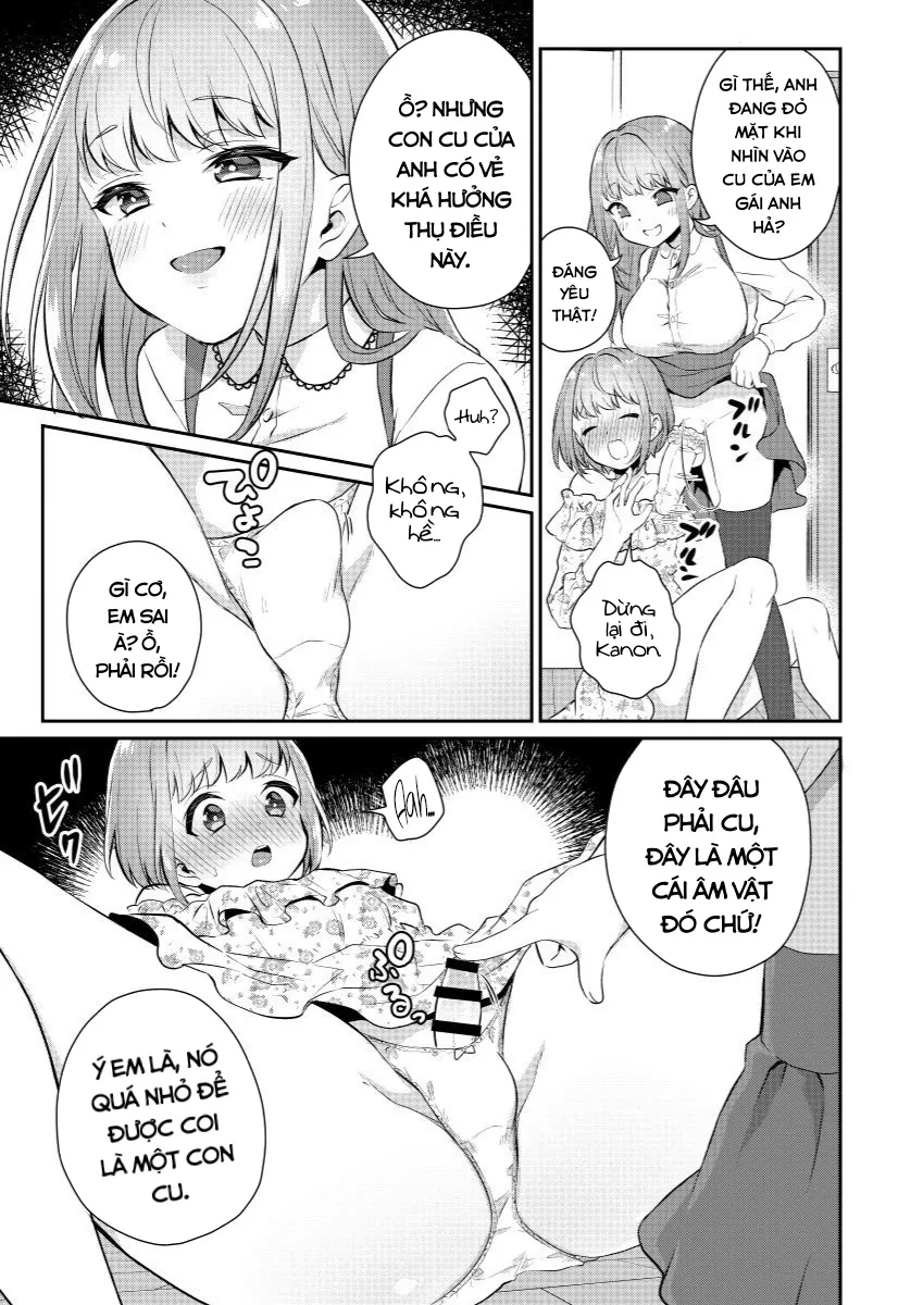 HentaiVN.net - Ảnh 6 - Okkii Imouto Chicchai Ani [Okkii Imouto Chicchai Ani ; おっきい妹ちっちゃい兄] - Oneshot