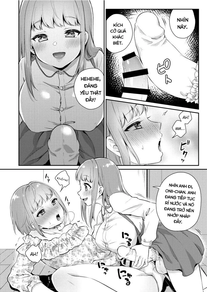 HentaiVN.net - Ảnh 7 - Okkii Imouto Chicchai Ani [Okkii Imouto Chicchai Ani ; おっきい妹ちっちゃい兄] - Oneshot