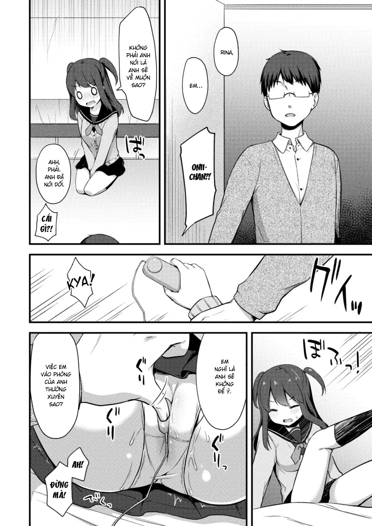 HentaiVN.net - Ảnh 8 - Cô em gái nghiện sếch toy [Yuuwaku・Imouto #3 Omocha Asobi ; Little Sister Temptation #3 Playing with Toys] - Oneshot