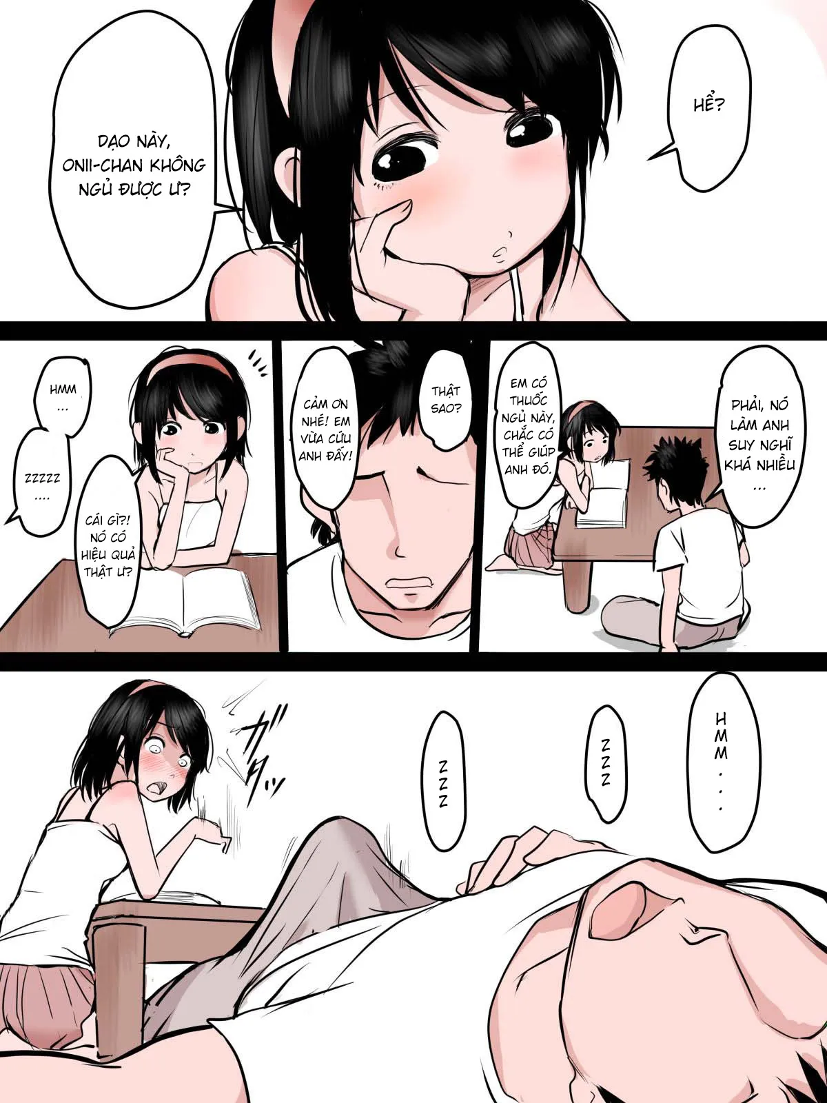 HentaiVN.net - Ảnh 3 - Truyện cô em gái thủ dâm bằng con cặc của Onii-chan... [Little Sister Masturbating With Onii-Chan's Dick] - Oneshot