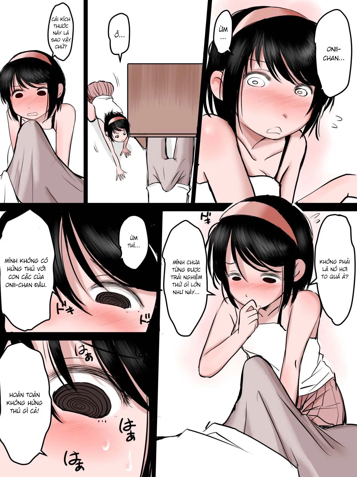 HentaiVN.net - Ảnh 4 - Truyện cô em gái thủ dâm bằng con cặc của Onii-chan... [Little Sister Masturbating With Onii-Chan's Dick] - Oneshot