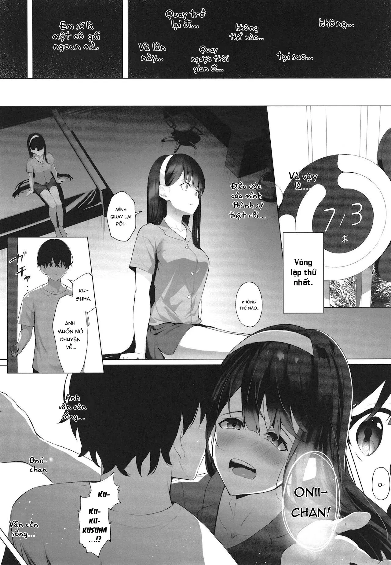 HentaiVN.net - Ảnh 4 - Cô em gái nghiện tua ngược thời gian! [Little Sister Time Leap Dependence, Imouto-sei Time Leap Izonshou] - Chap 2