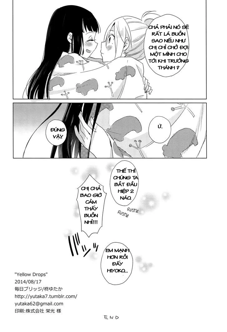 HentaiVN.net - Ảnh 32 - Tuyển tập Yuri Oneshot - Chap 4: Yellow Drop