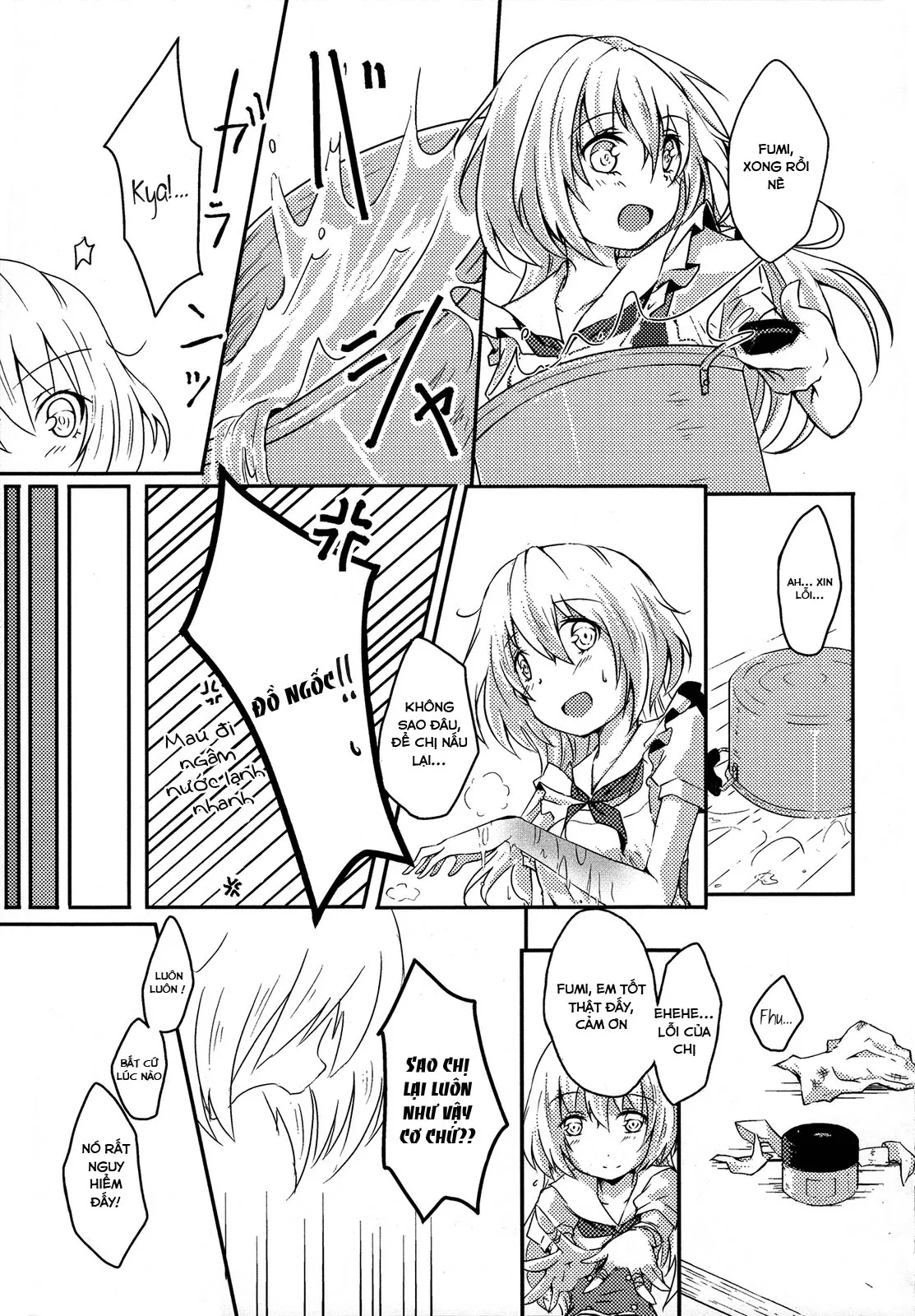 HentaiVN.net - Ảnh 5 - Tuyển tập Yuri Oneshot - Chap 13: Together With My Big Sister