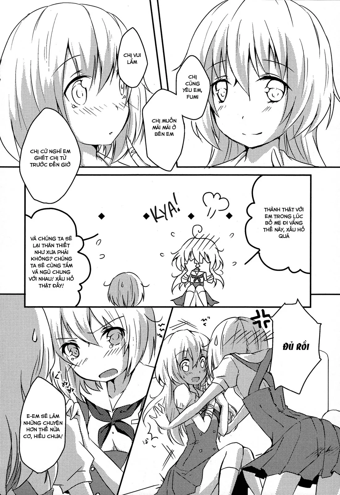 HentaiVN.net - Ảnh 8 - Tuyển tập Yuri Oneshot - Chap 13: Together With My Big Sister