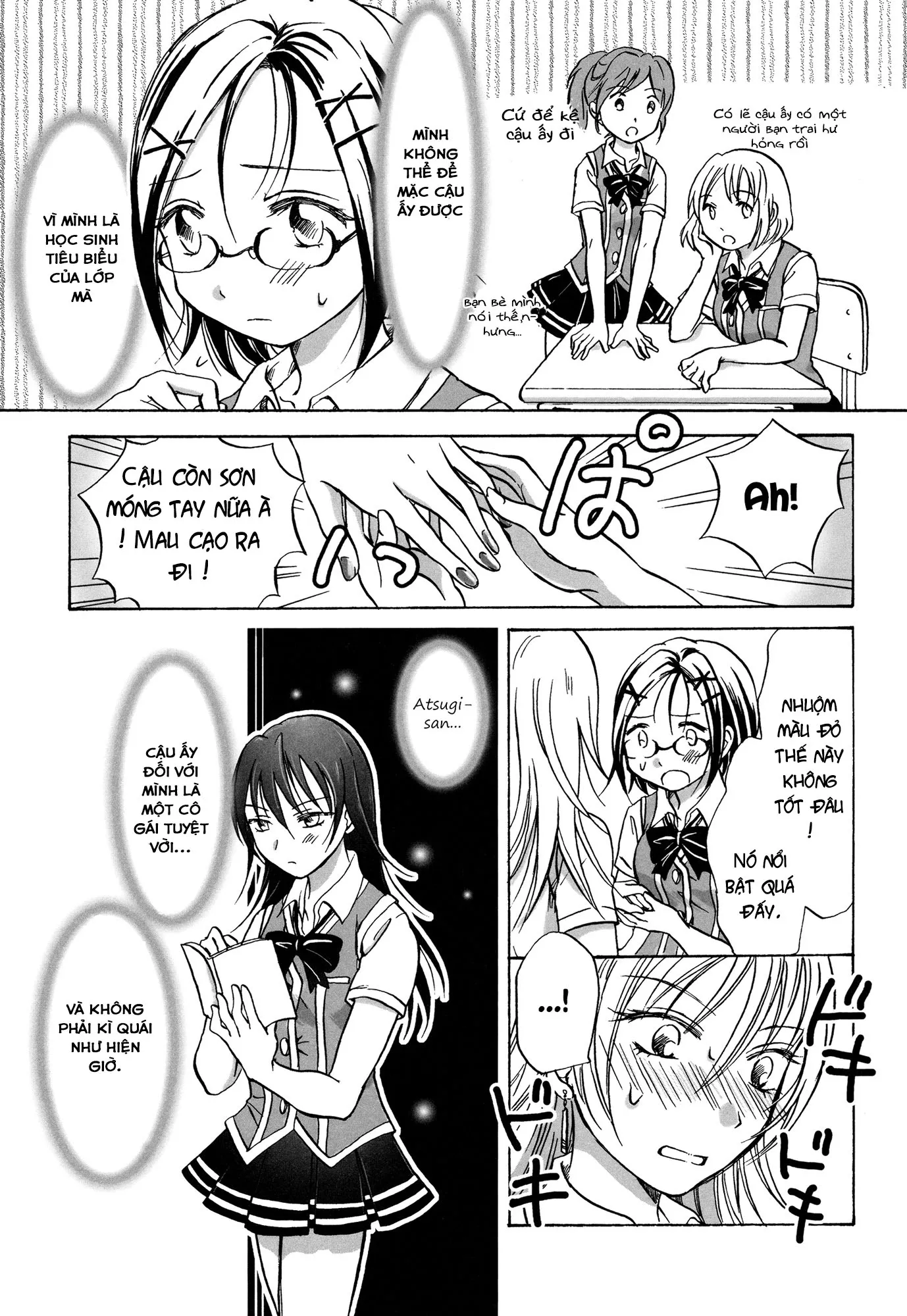 HentaiVN.net - Ảnh 3 - Tuyển tập Yuri Oneshot - Chap 15: Look At Me,Class Rep!