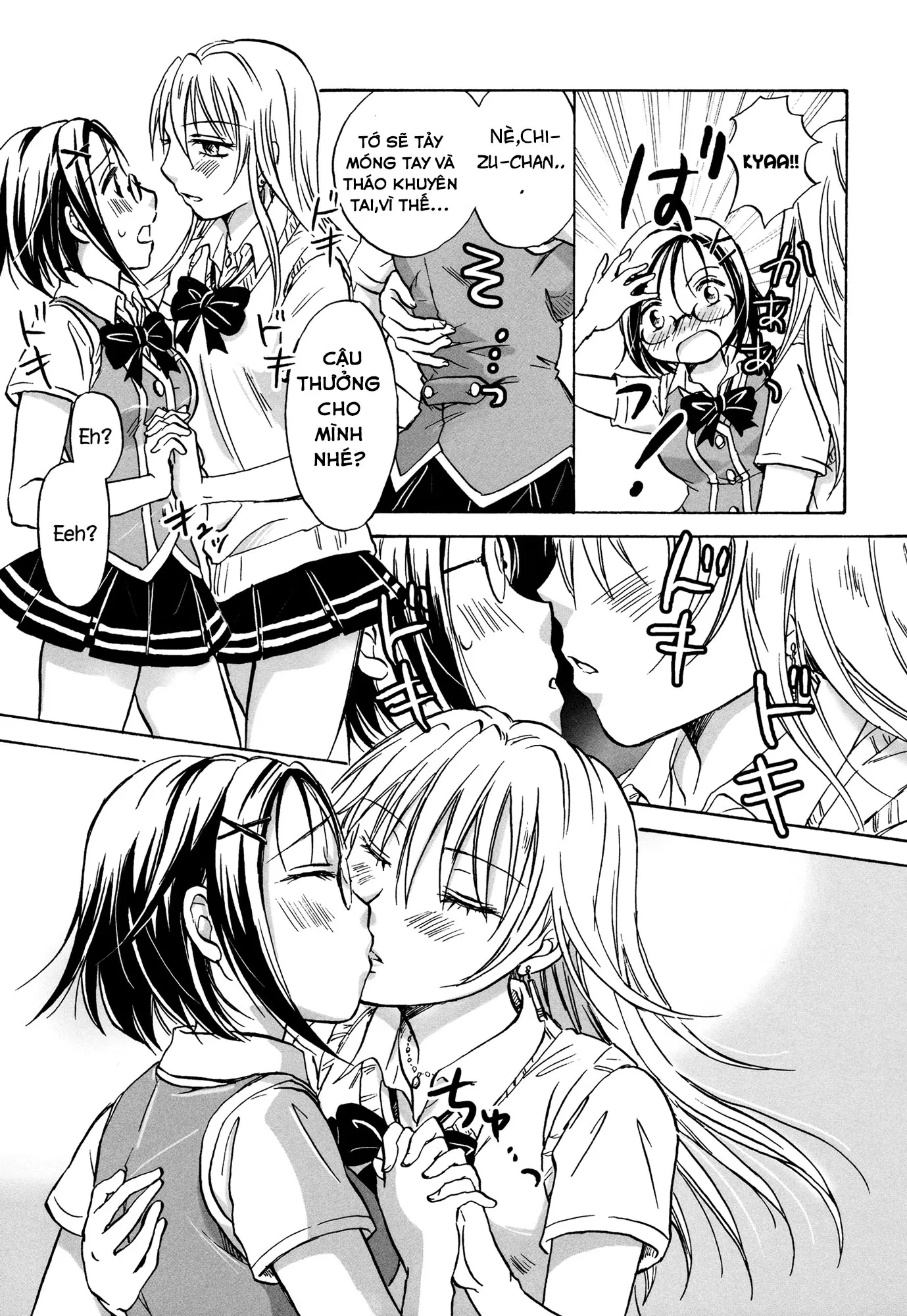 HentaiVN.net - Ảnh 8 - Tuyển tập Yuri Oneshot - Chap 15: Look At Me,Class Rep!