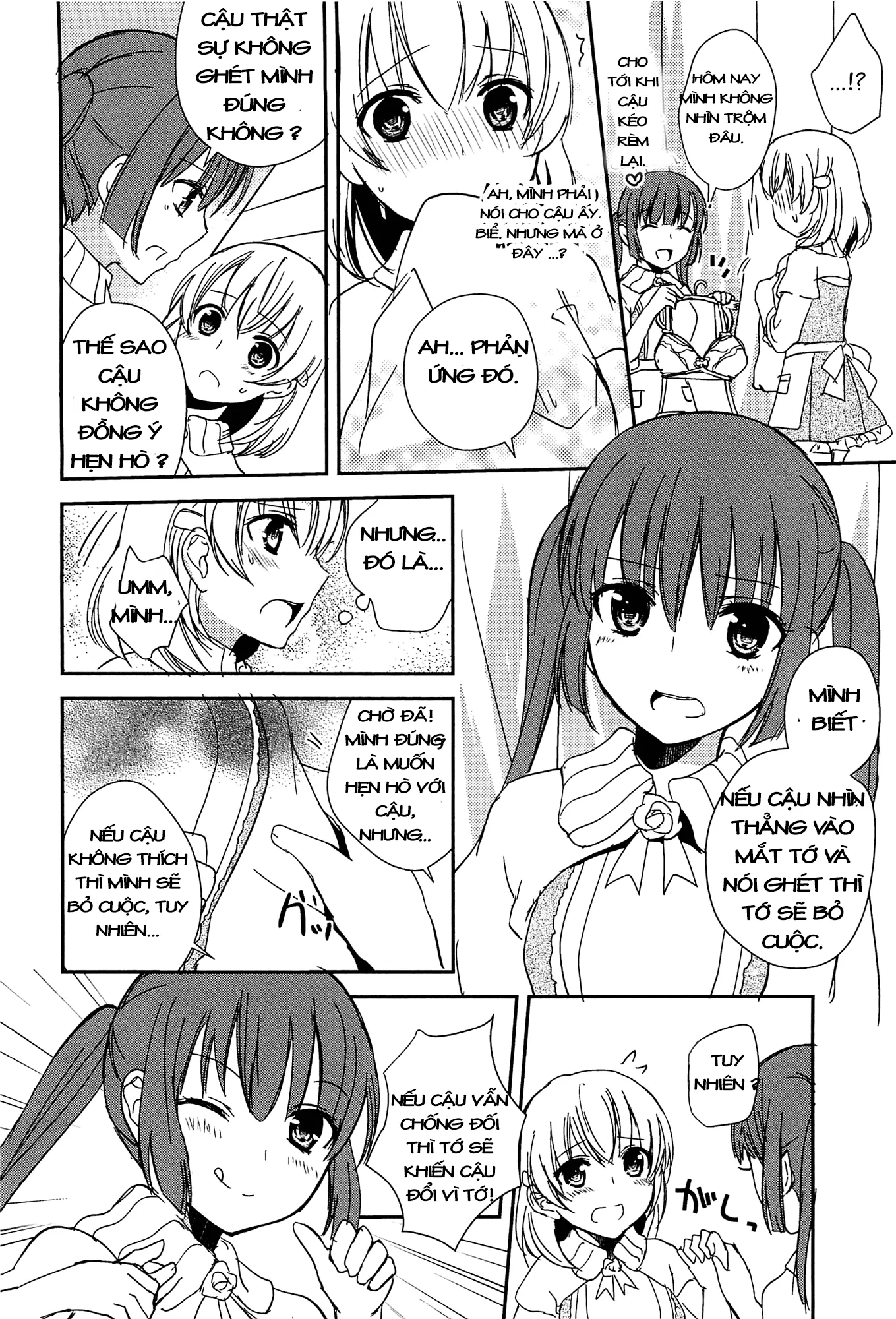 HentaiVN.net - Ảnh 10 - Tuyển tập Yuri Oneshot - Chap 17: A Kiss Is A Kiss