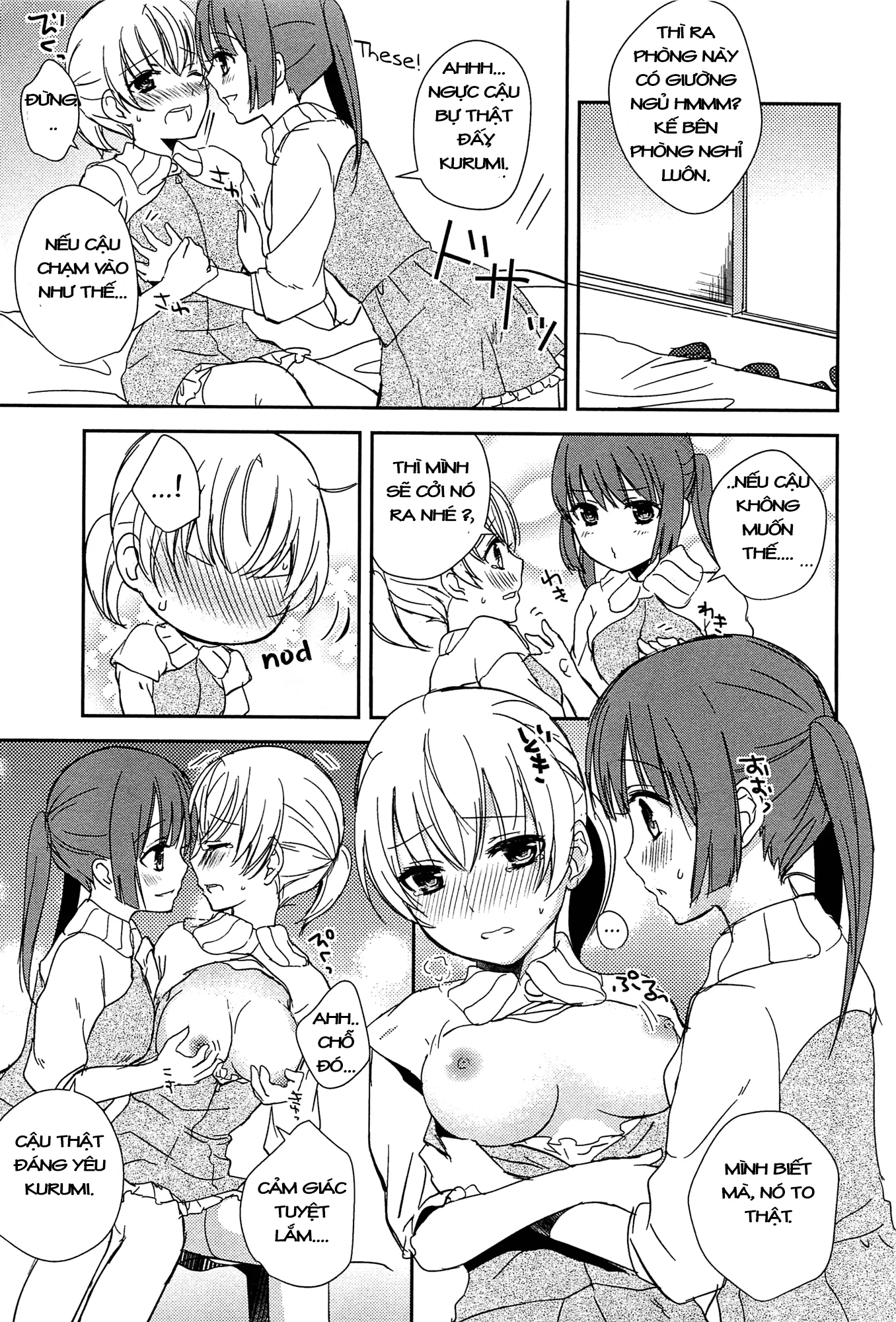 HentaiVN.net - Ảnh 15 - Tuyển tập Yuri Oneshot - Chap 17: A Kiss Is A Kiss