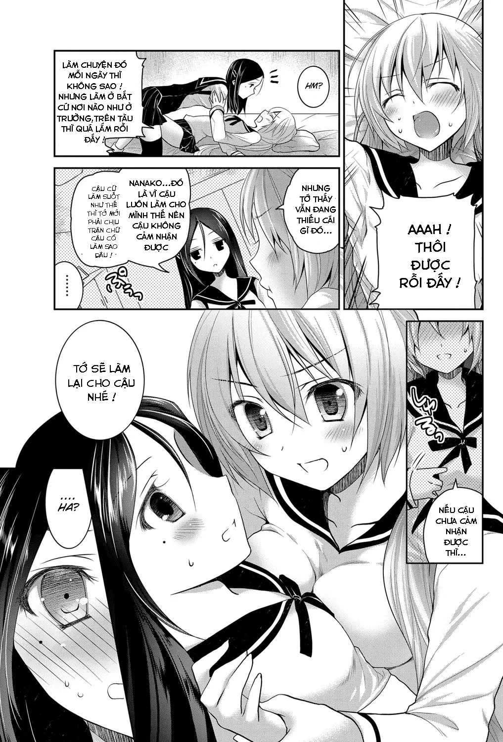 HentaiVN.net - Ảnh 8 - Tuyển tập Yuri Oneshot - Chap 30: Kirei Na Kanojo No Aishi Kata