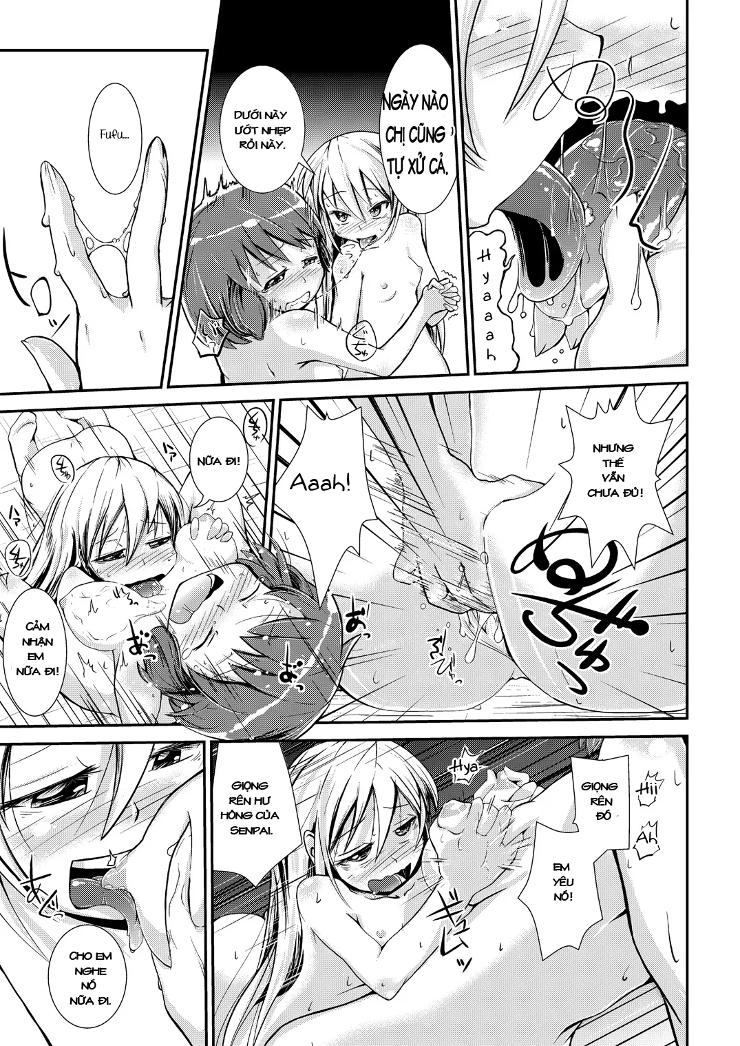 HentaiVN.net - Ảnh 17 - Tuyển tập Yuri Oneshot - Chap 43: Senpai To Soushuuhen
