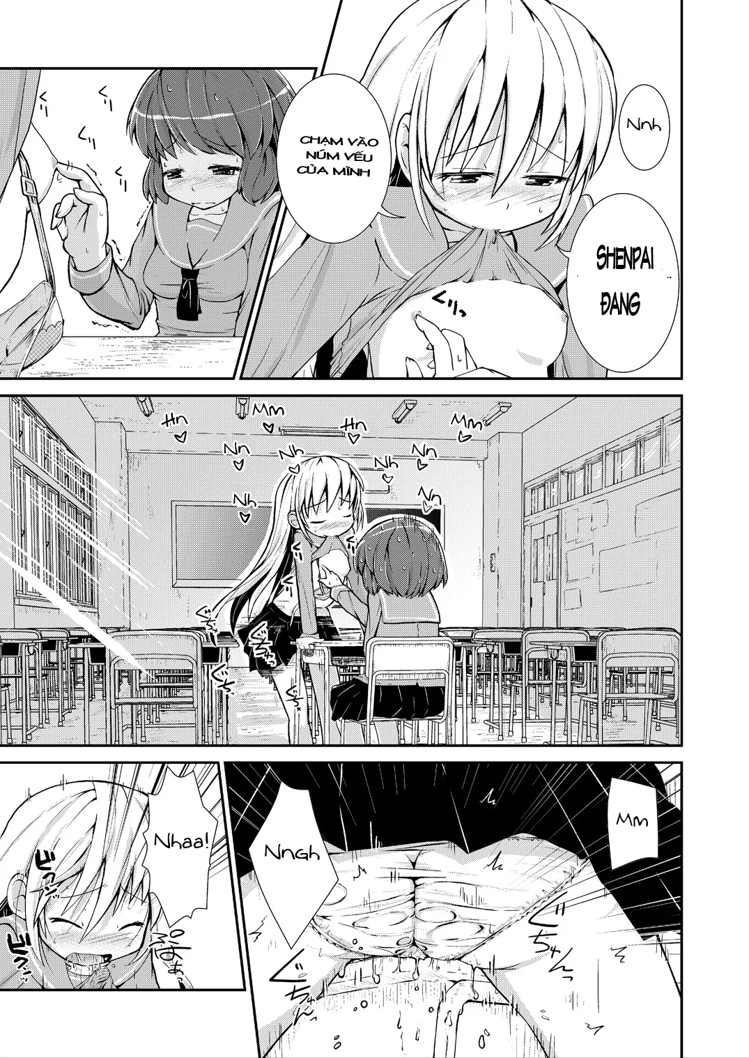HentaiVN.net - Ảnh 35 - Tuyển tập Yuri Oneshot - Chap 43: Senpai To Soushuuhen