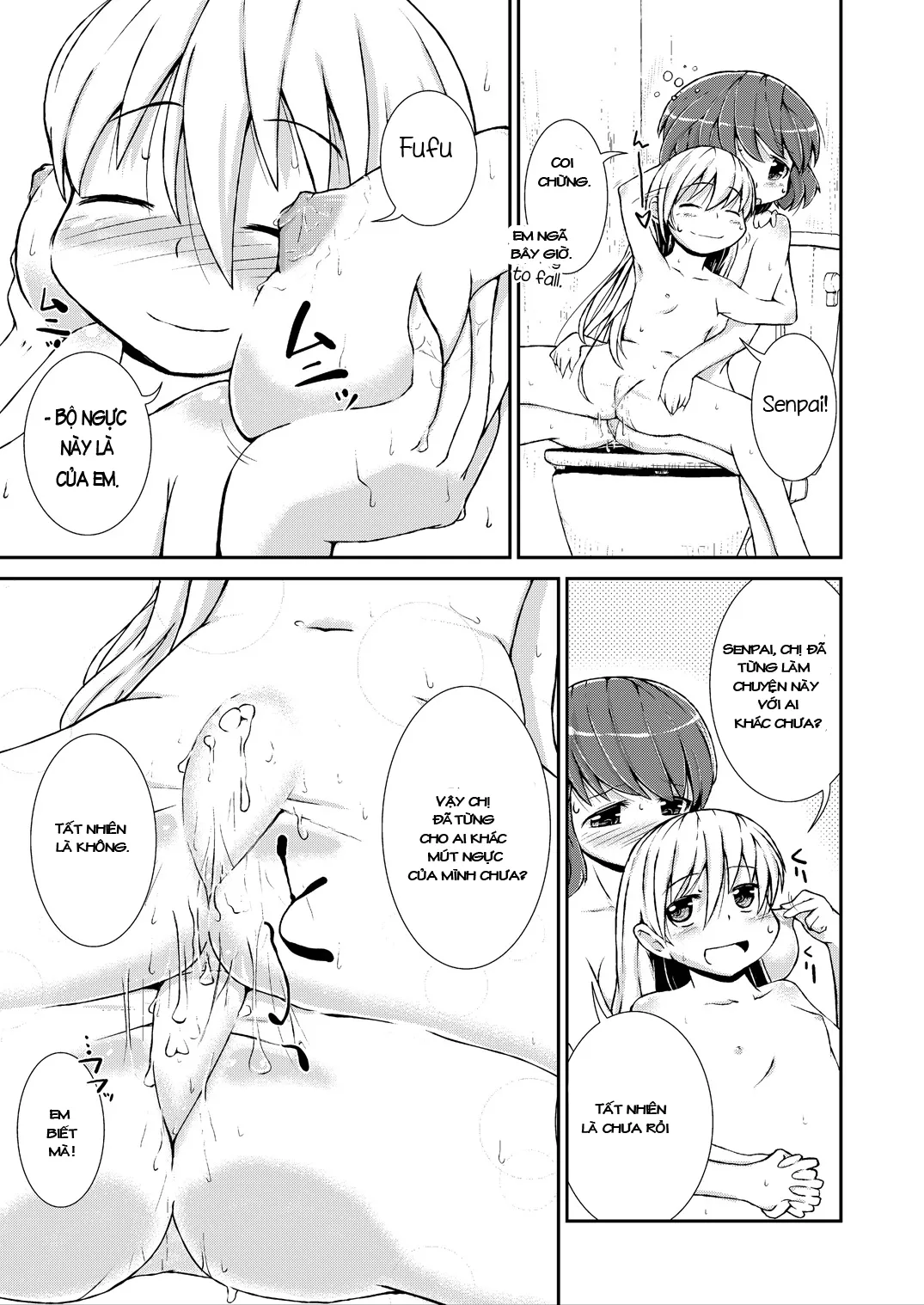 HentaiVN.net - Ảnh 49 - Tuyển tập Yuri Oneshot - Chap 43: Senpai To Soushuuhen