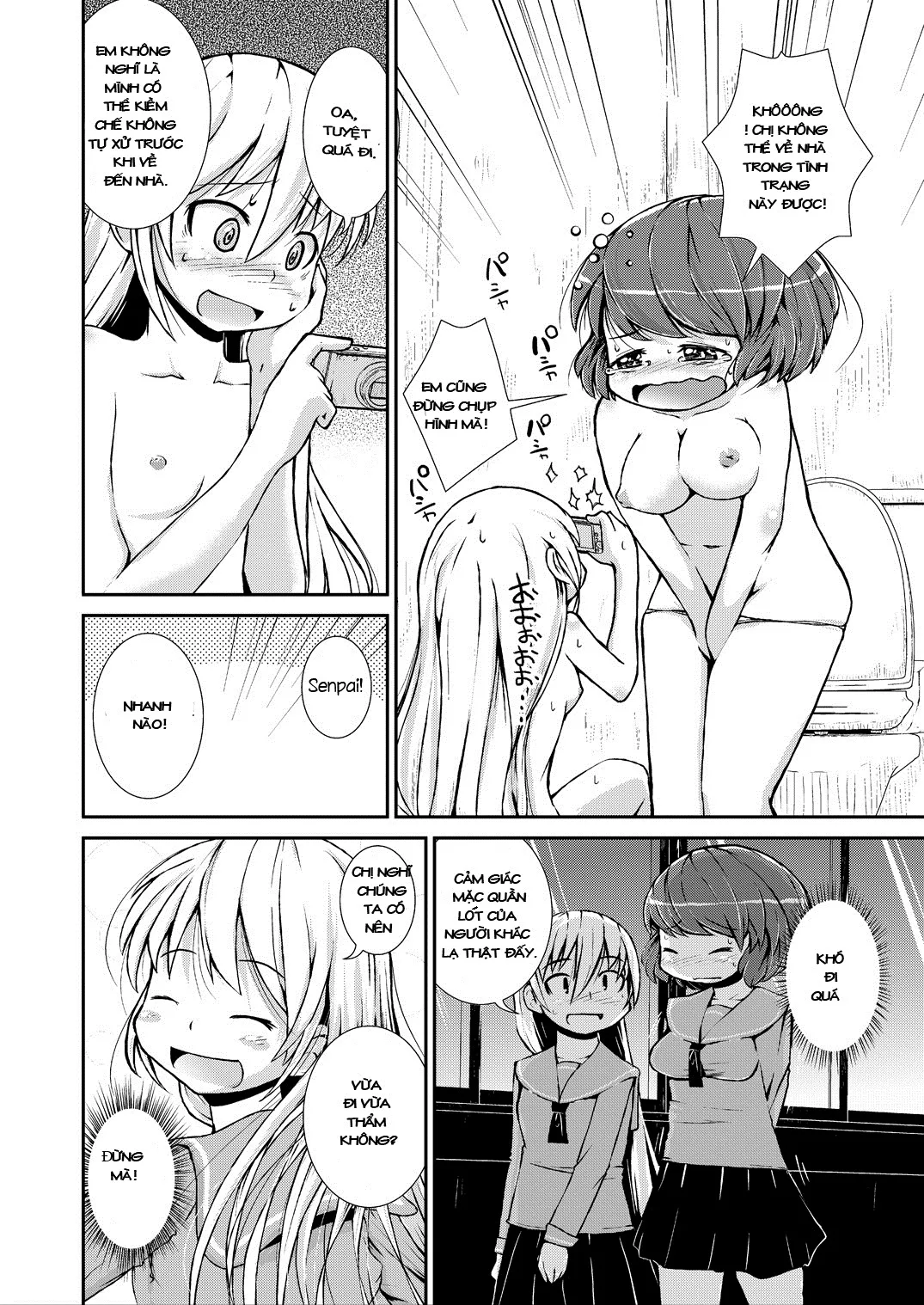 HentaiVN.net - Ảnh 54 - Tuyển tập Yuri Oneshot - Chap 43: Senpai To Soushuuhen