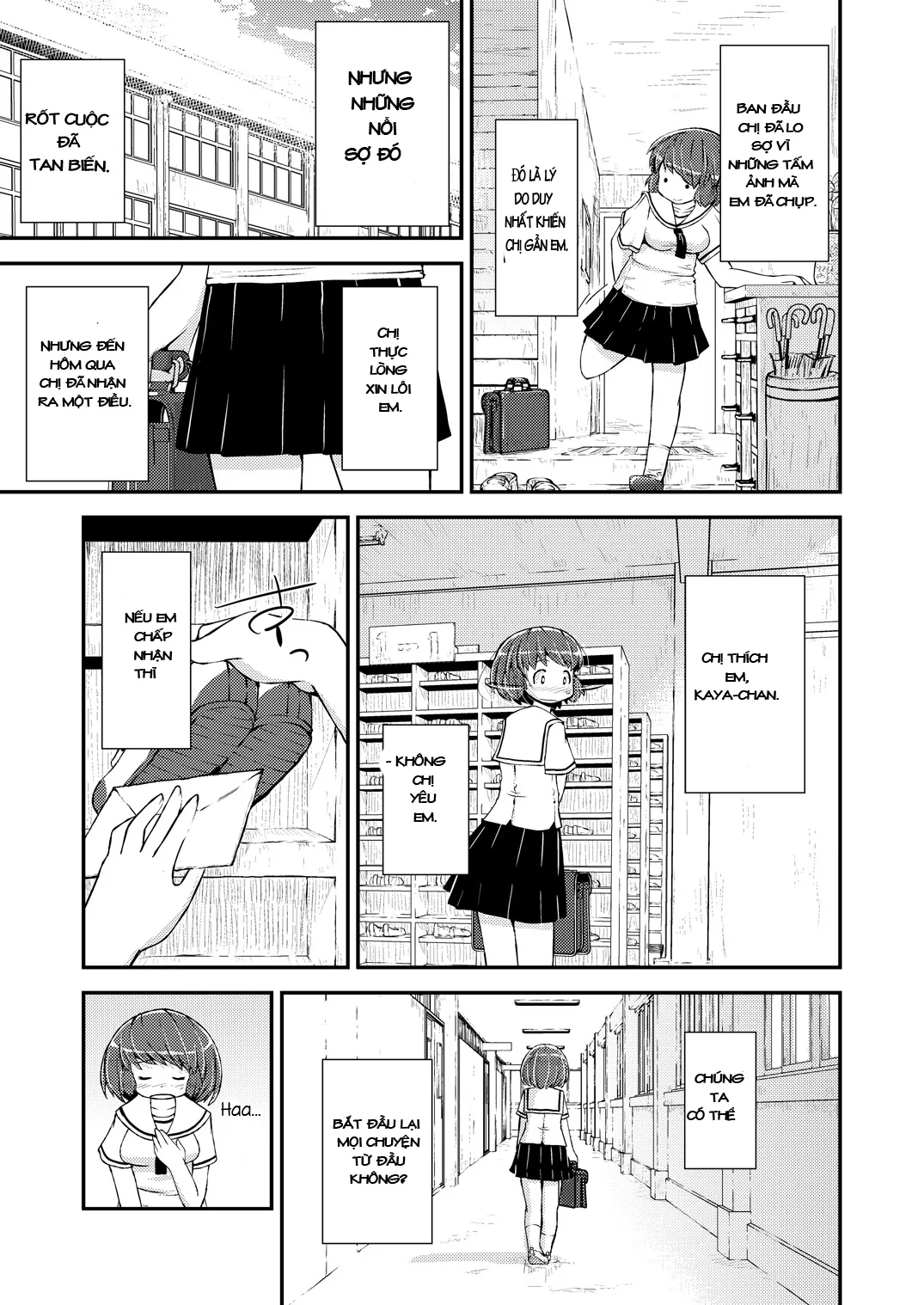 HentaiVN.net - Ảnh 67 - Tuyển tập Yuri Oneshot - Chap 43: Senpai To Soushuuhen