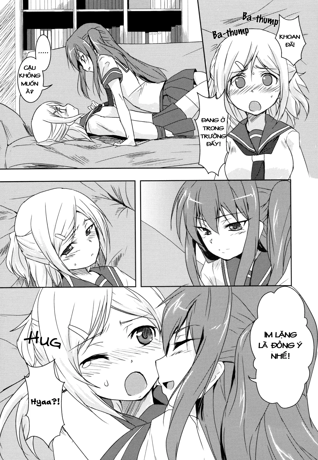 HentaiVN.net - Ảnh 7 - Tuyển tập Yuri Oneshot - Chap 65: Listen To Your Voice Your Heart