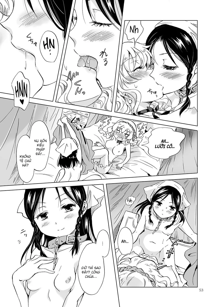 HentaiVN.net - Ảnh 52 - Tuyển tập Yuri Oneshot - Chap 72: Hime-Sama To Dorei-Chan