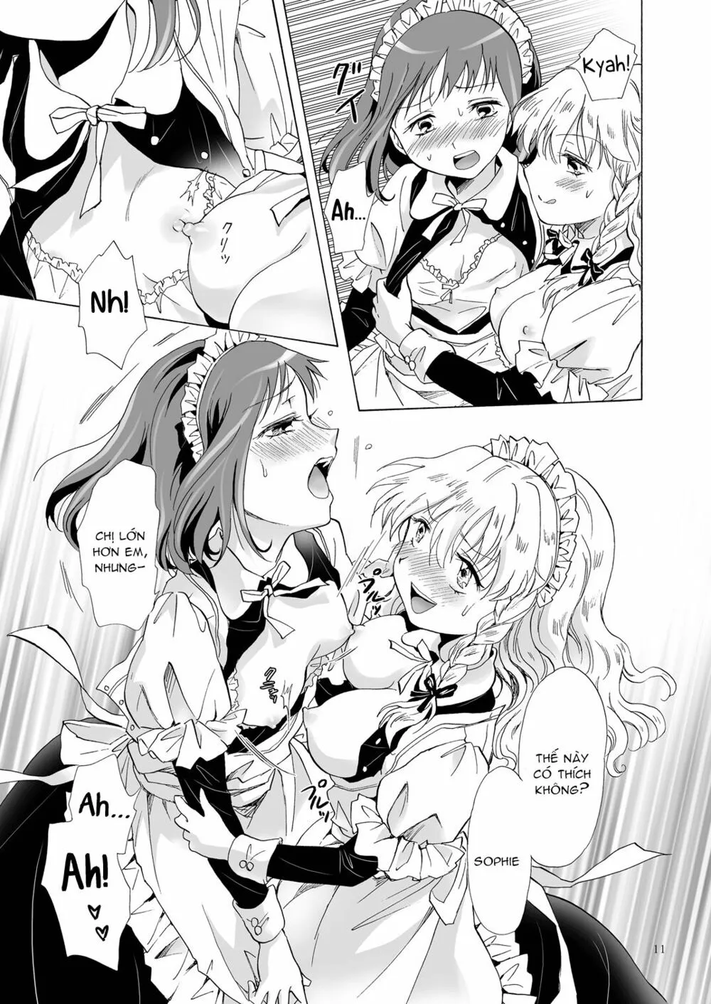 HentaiVN.net - Ảnh 10 - Tuyển tập Yuri Oneshot - Chap 77: The Little Maids Secret