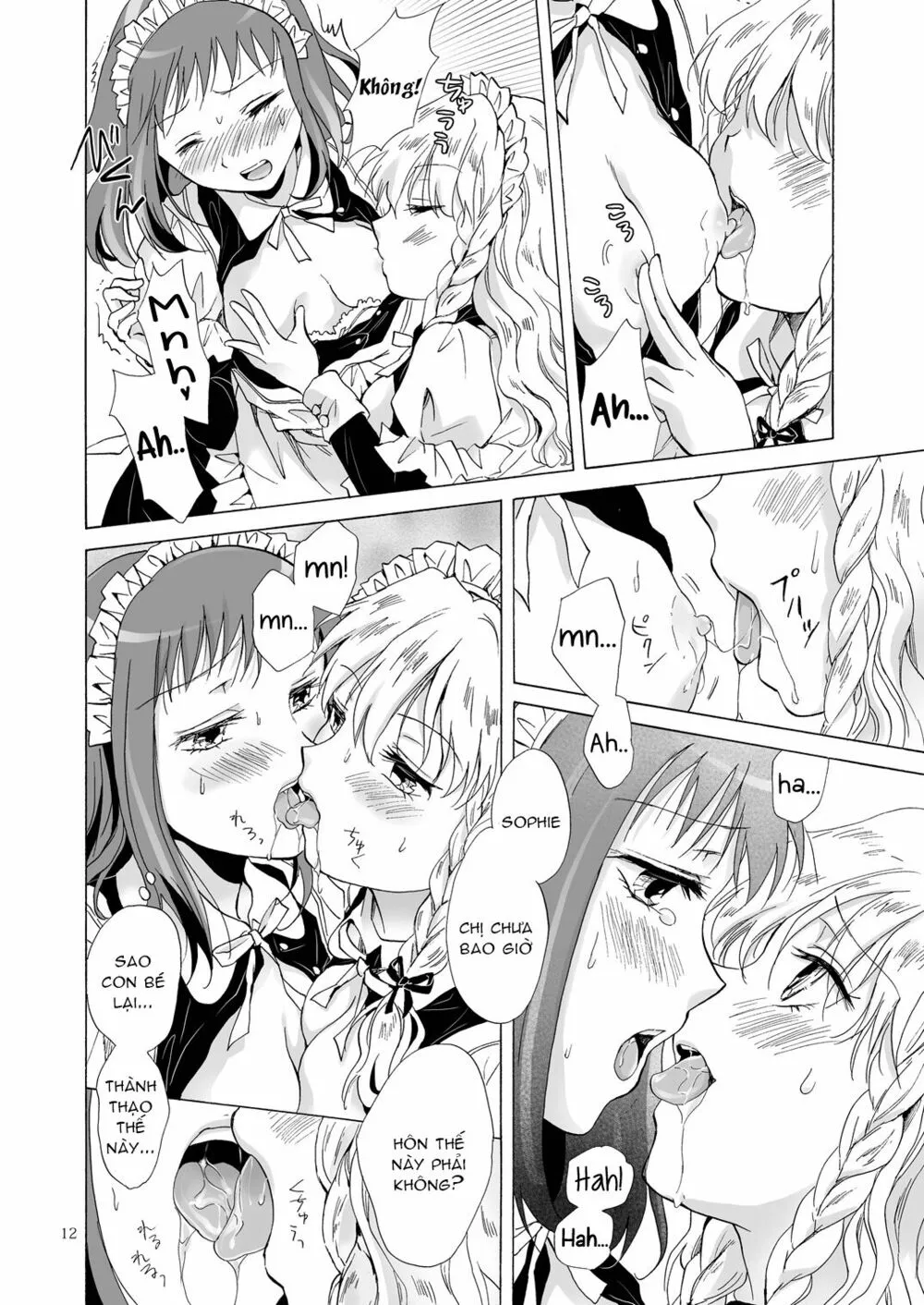 HentaiVN.net - Ảnh 11 - Tuyển tập Yuri Oneshot - Chap 77: The Little Maids Secret