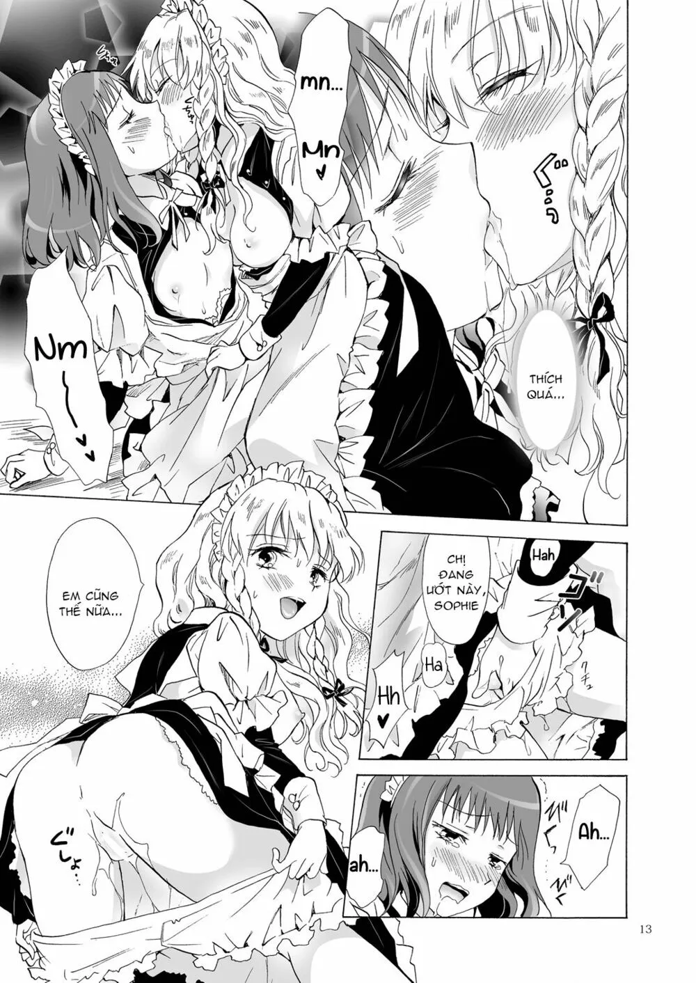 HentaiVN.net - Ảnh 12 - Tuyển tập Yuri Oneshot - Chap 77: The Little Maids Secret