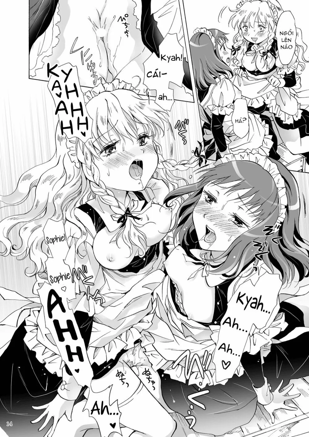 HentaiVN.net - Ảnh 13 - Tuyển tập Yuri Oneshot - Chap 77: The Little Maids Secret