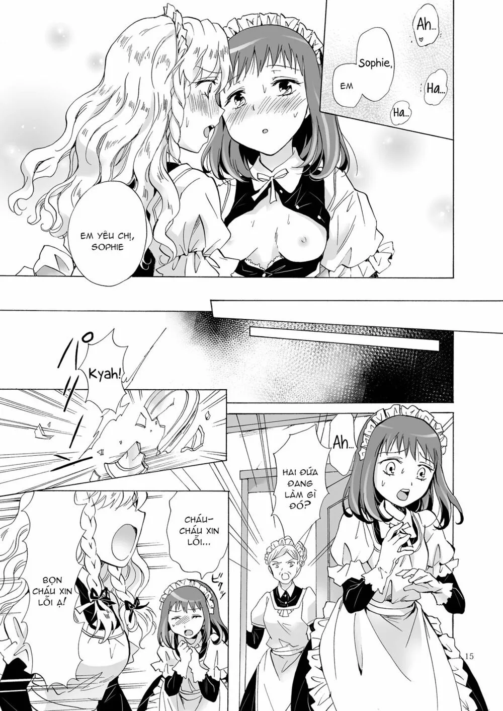 HentaiVN.net - Ảnh 14 - Tuyển tập Yuri Oneshot - Chap 77: The Little Maids Secret