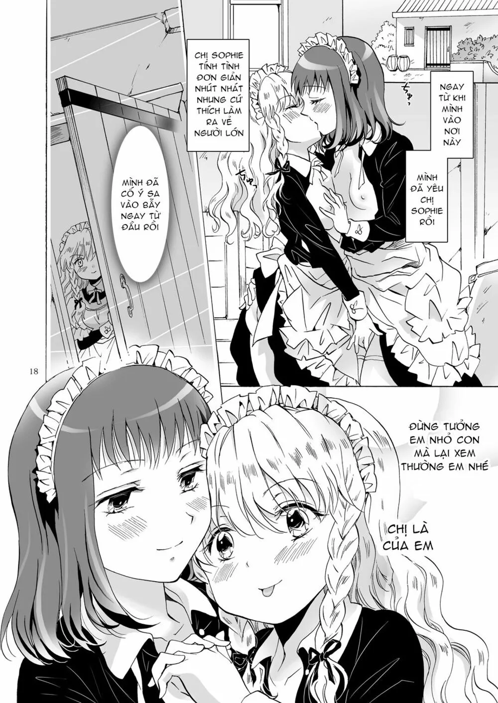 HentaiVN.net - Ảnh 17 - Tuyển tập Yuri Oneshot - Chap 77: The Little Maids Secret