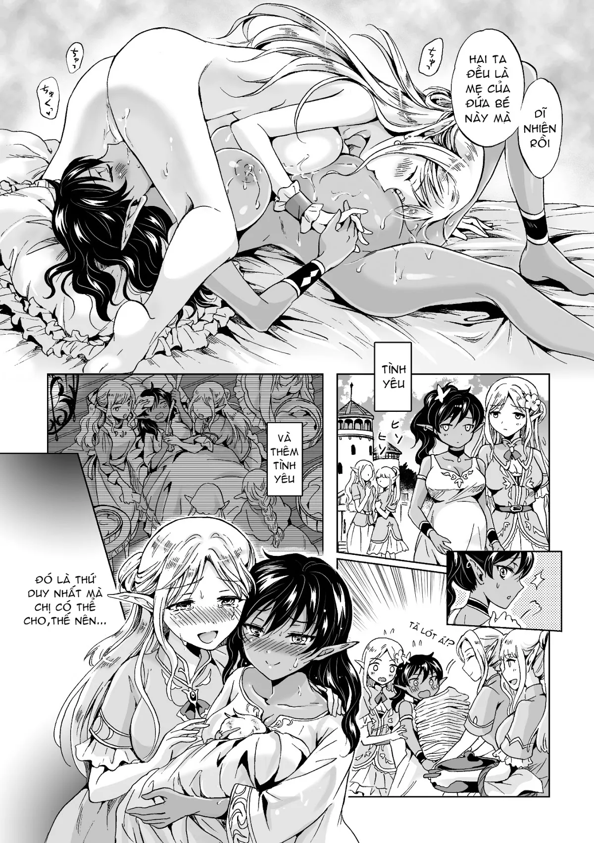 HentaiVN.net - Ảnh 21 - Tuyển tập Yuri Oneshot - Chap 84: Elf - Magic Of The Moon
