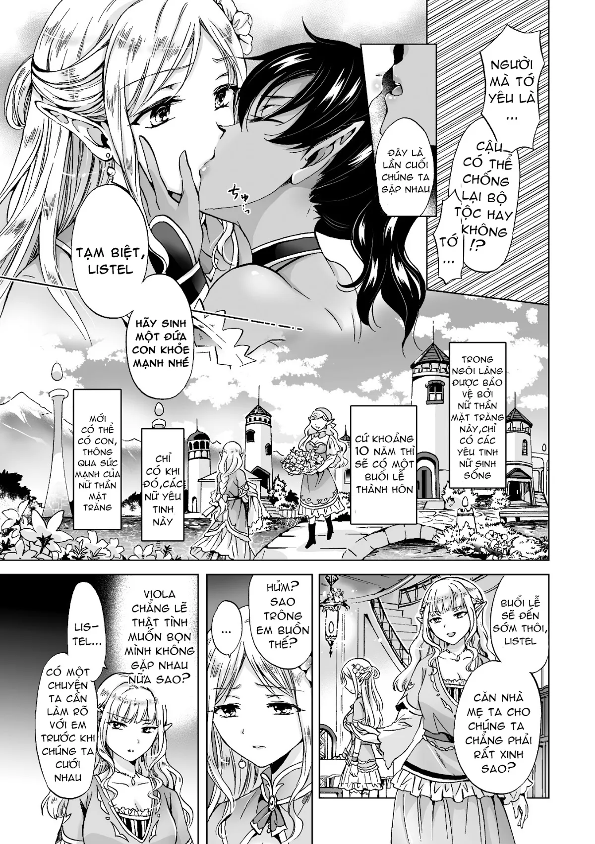 HentaiVN.net - Ảnh 3 - Tuyển tập Yuri Oneshot - Chap 84: Elf - Magic Of The Moon