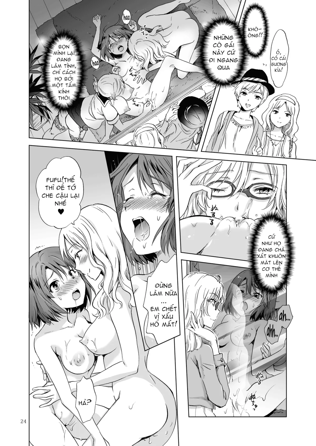 HentaiVN.net - Ảnh 23 - Tuyển tập Yuri Oneshot - Chap 87: Yuri Secret Salon,Friends Course