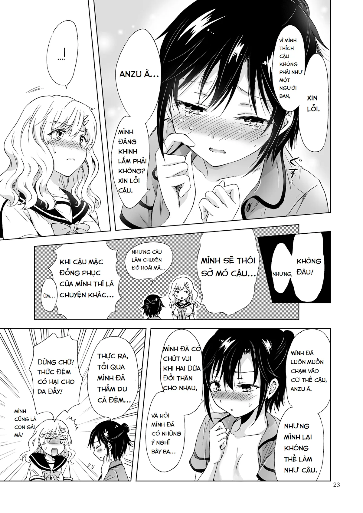 HentaiVN.net - Ảnh 21 - Tuyển tập Yuri Oneshot - Chap 92: How Well Stacked and Surfboard Swapped Bodies