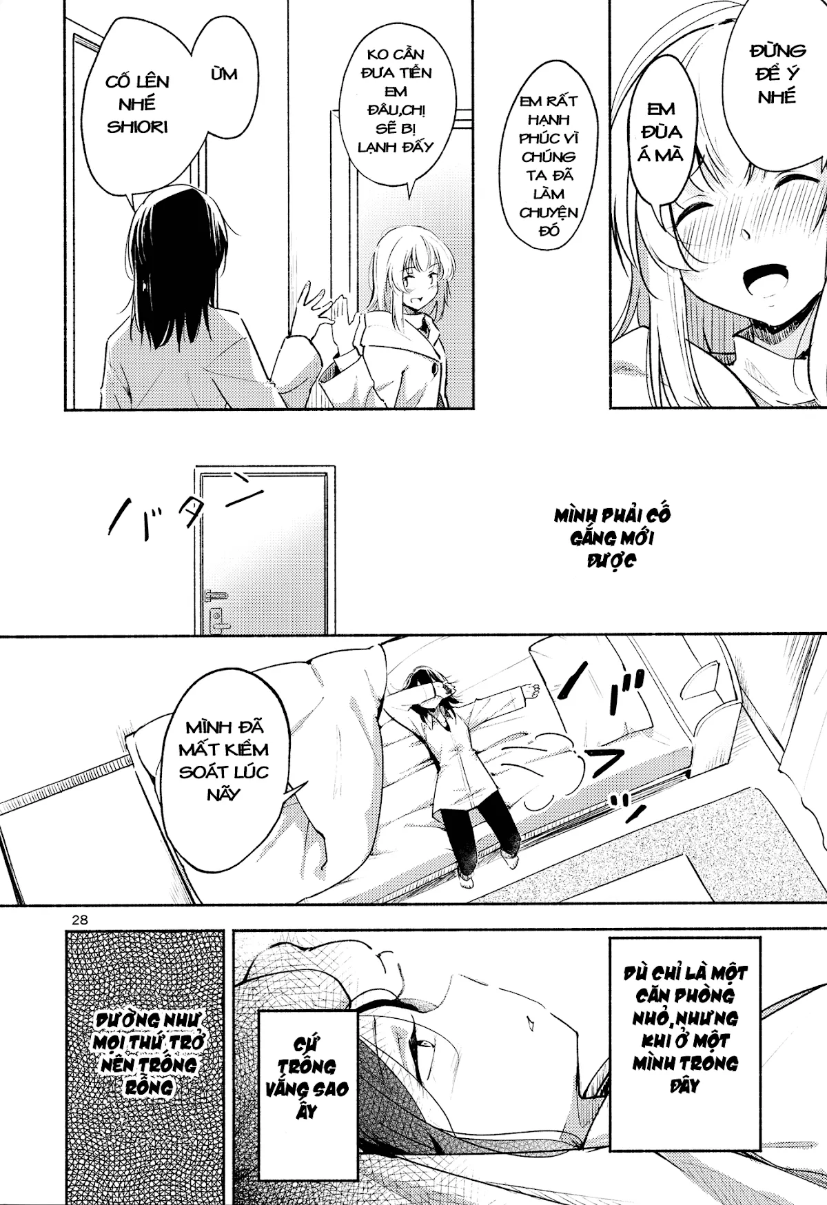 HentaiVN.net - Ảnh 27 - Tuyển tập Yuri Oneshot - Chap 93: A Room Without Shiori Invitation