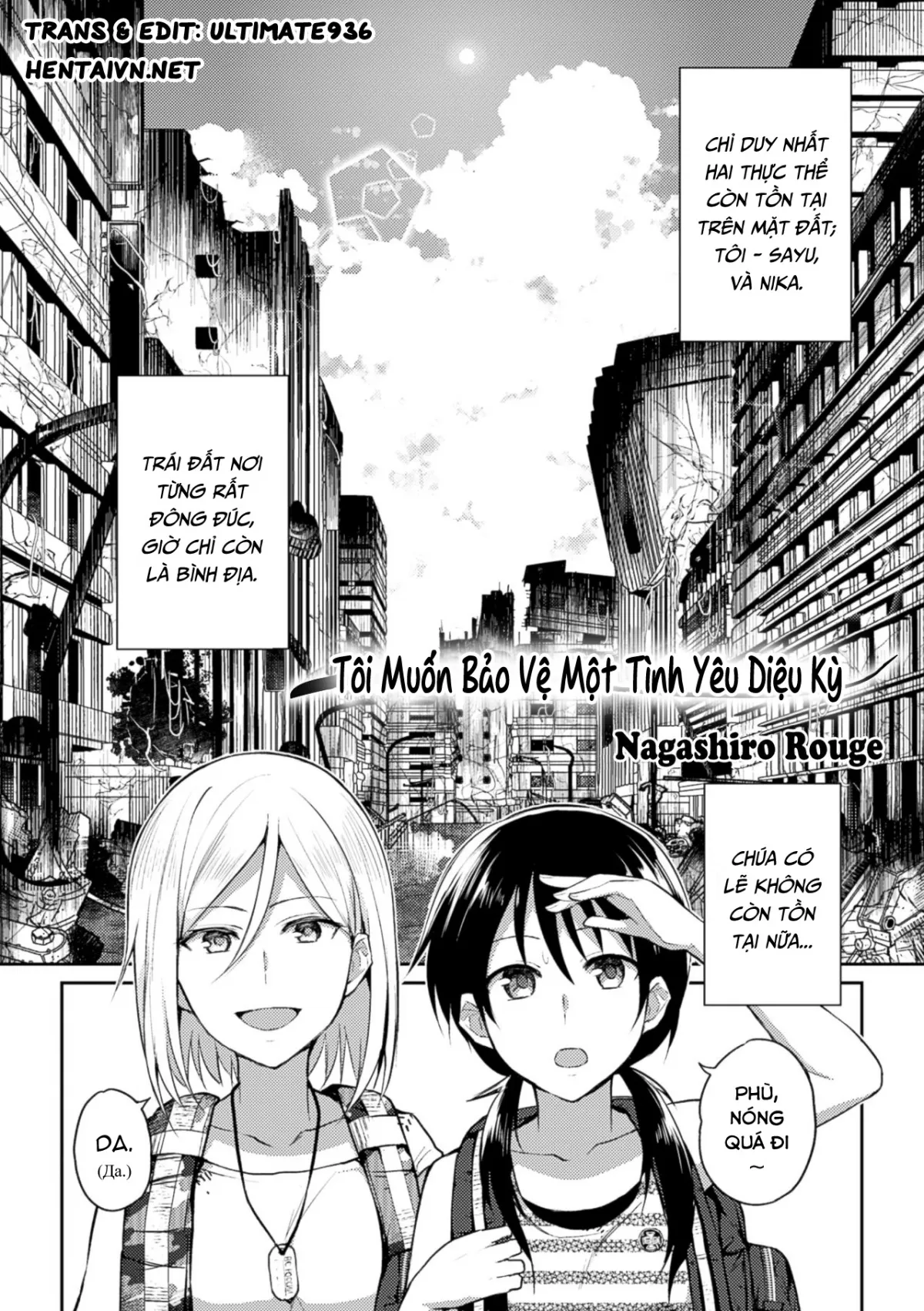 HentaiVN.net - Ảnh 3 - Tuyển tập Yuri Oneshot - Chap 96: Tôi muốn bảo vệ một tình yêu diệu kì (leech)