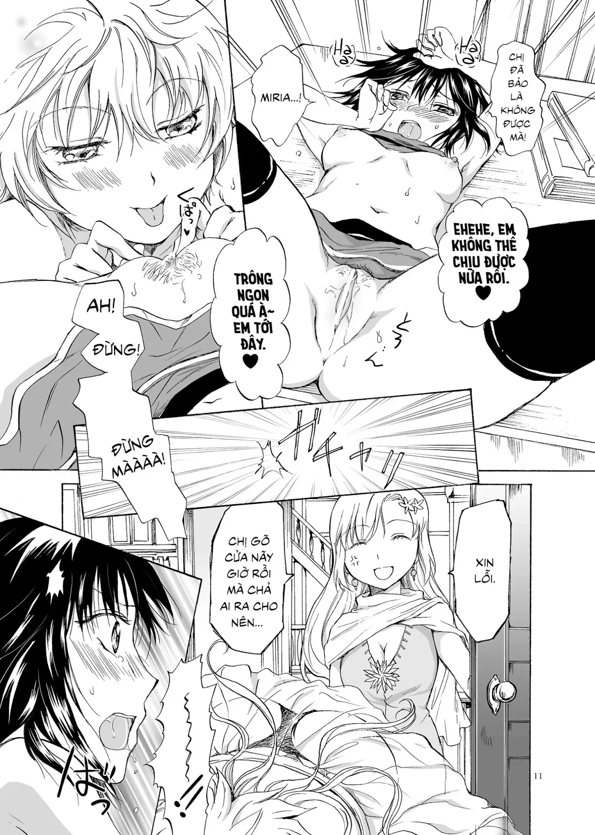 HentaiVN.net - Ảnh 10 - Tuyển tập Yuri Oneshot - Chap 112: Goshujin-sama Daisuki