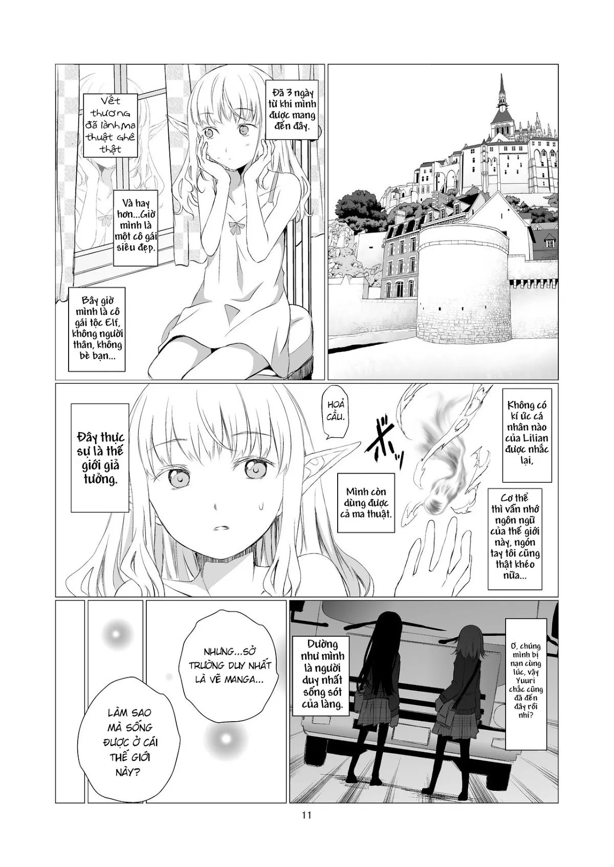 HentaiVN.net - Ảnh 10 - Tuyển tập Yuri Oneshot - Chap 113: Yuri Isekai (Mặn)
