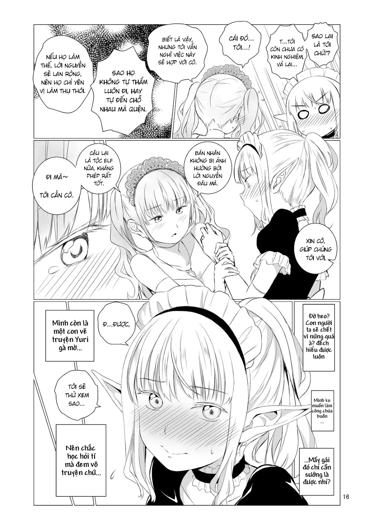 HentaiVN.net - Ảnh 15 - Tuyển tập Yuri Oneshot - Chap 113: Yuri Isekai (Mặn)