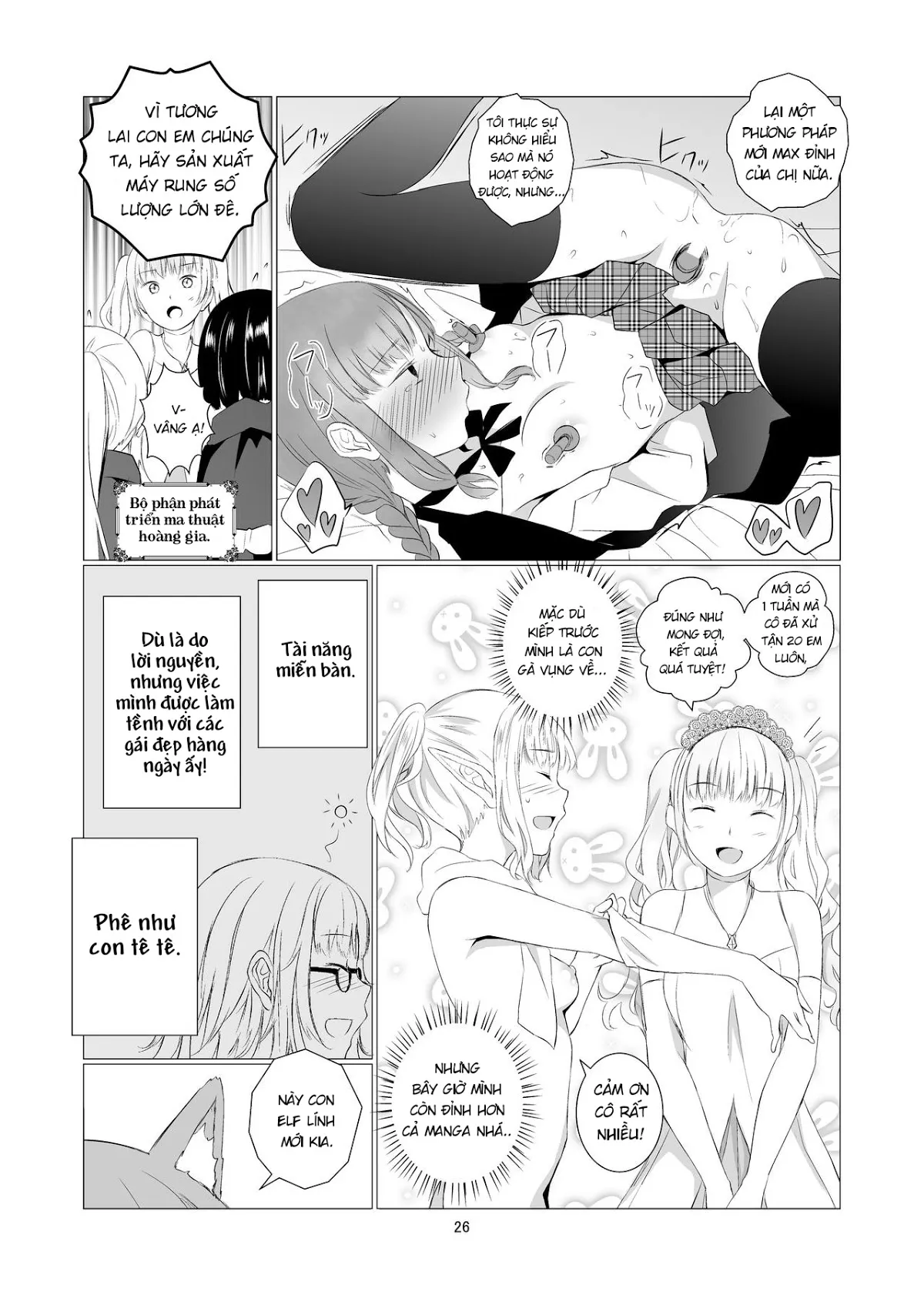 HentaiVN.net - Ảnh 25 - Tuyển tập Yuri Oneshot - Chap 113: Yuri Isekai (Mặn)