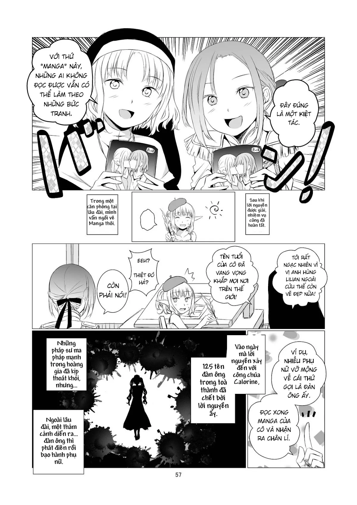 HentaiVN.net - Ảnh 56 - Tuyển tập Yuri Oneshot - Chap 113: Yuri Isekai (Mặn)