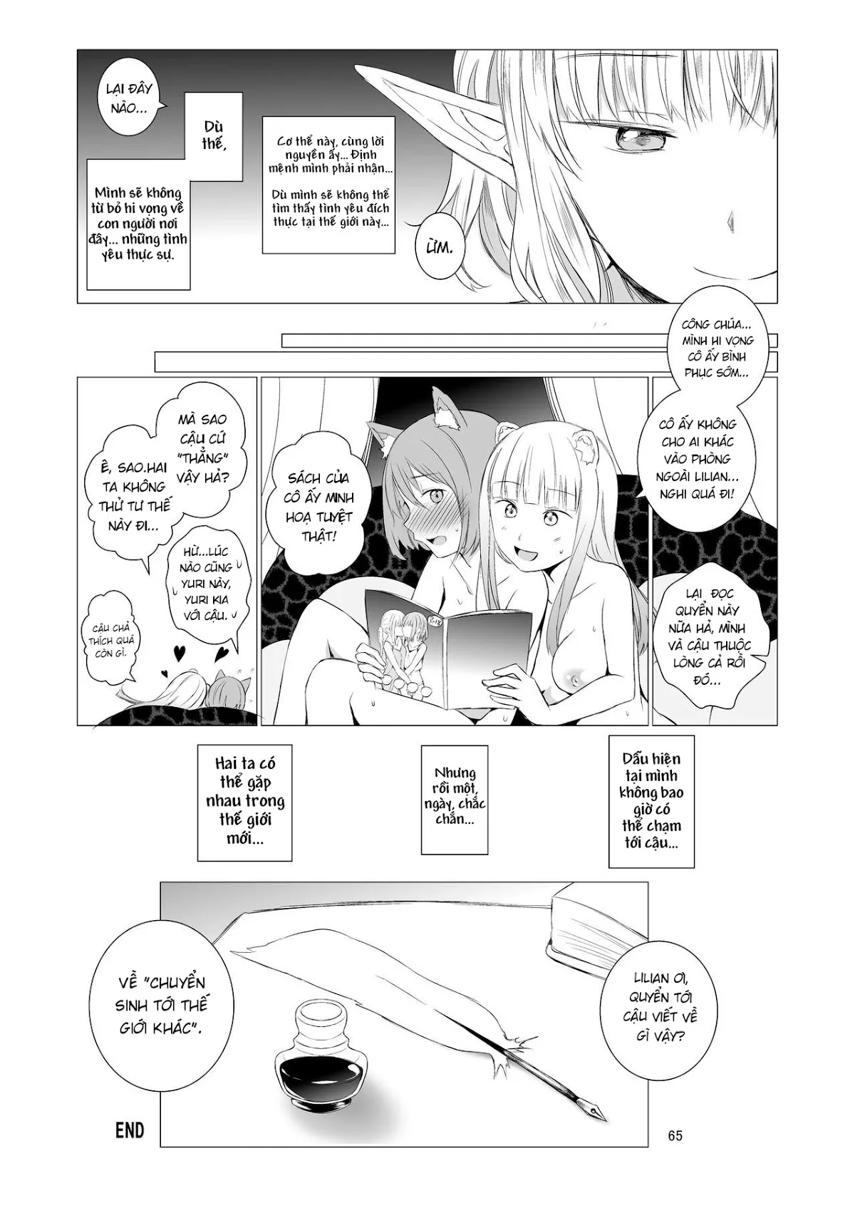 HentaiVN.net - Ảnh 64 - Tuyển tập Yuri Oneshot - Chap 113: Yuri Isekai (Mặn)