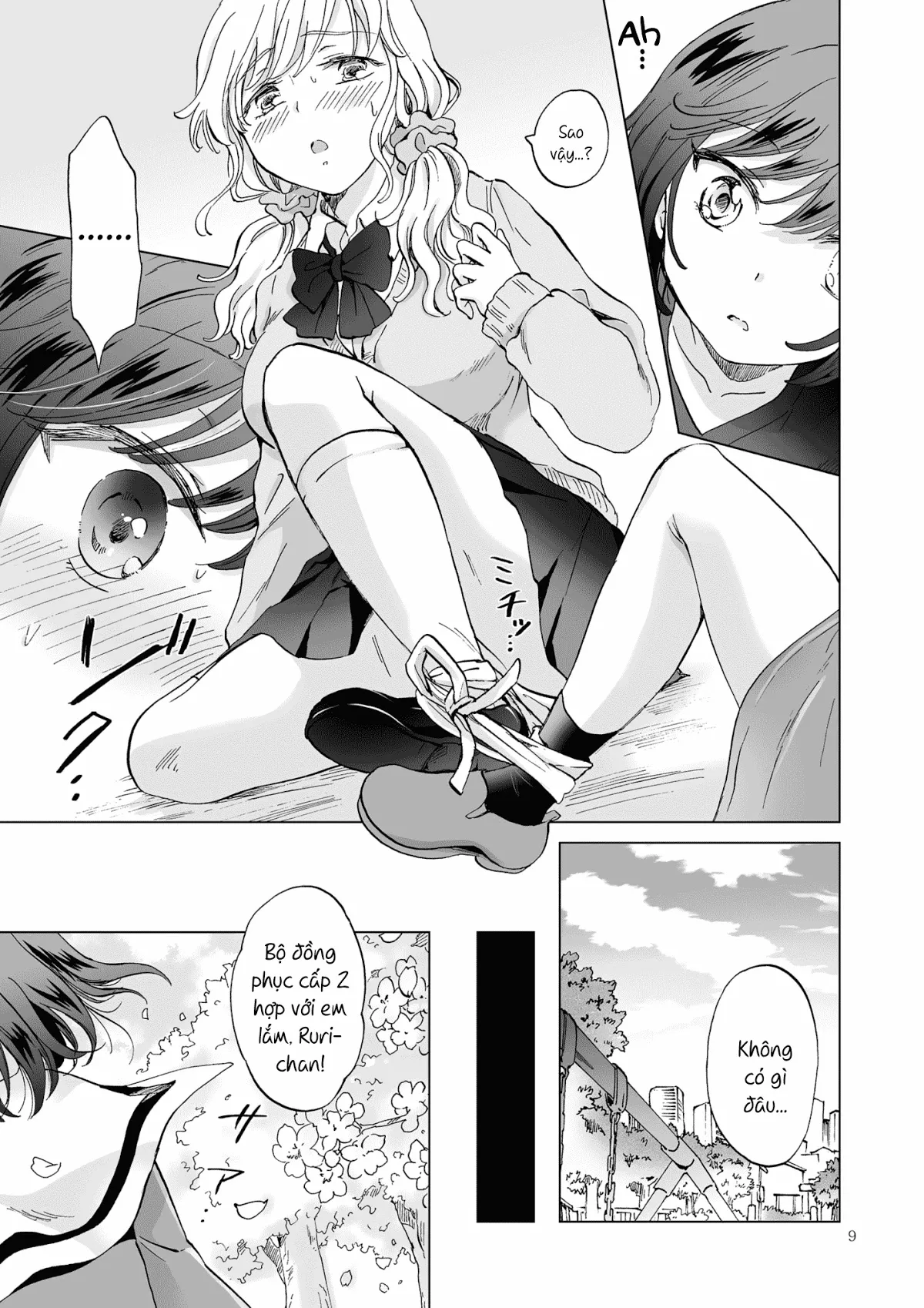HentaiVN.net - Ảnh 8 - Tuyển tập Yuri Oneshot - Chap 125: Kinbaku Date ~Toshishita Kanojo ni Shibararete~