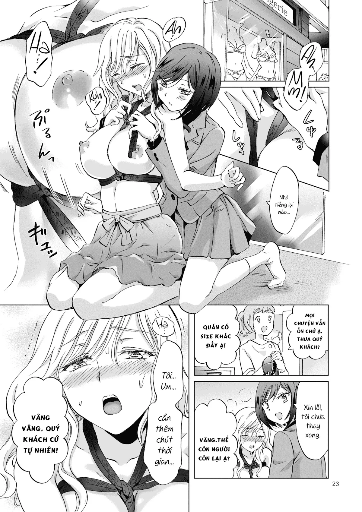 HentaiVN.net - Ảnh 22 - Tuyển tập Yuri Oneshot - Chap 125: Kinbaku Date ~Toshishita Kanojo ni Shibararete~