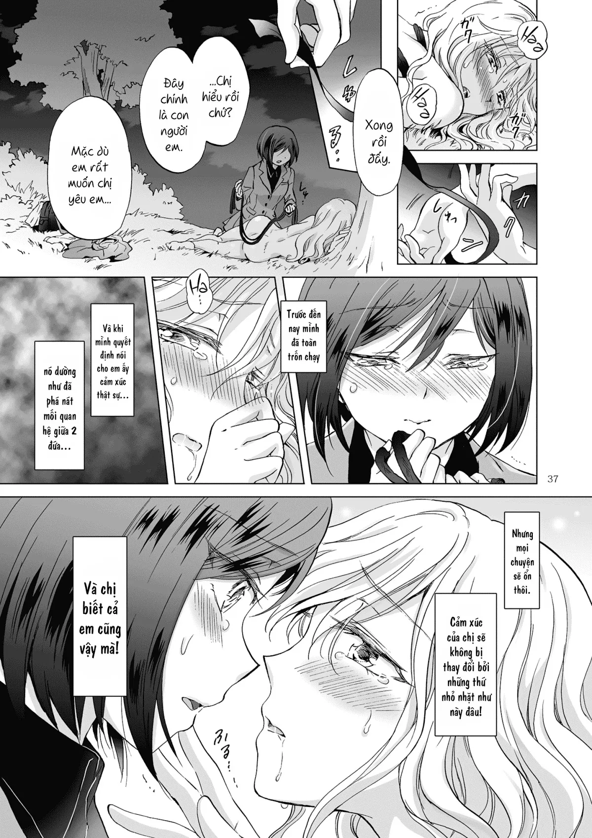 HentaiVN.net - Ảnh 36 - Tuyển tập Yuri Oneshot - Chap 125: Kinbaku Date ~Toshishita Kanojo ni Shibararete~