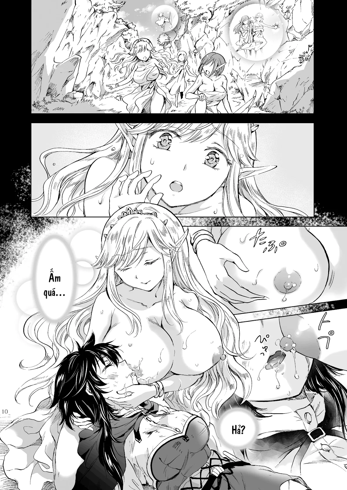 HentaiVN.net - Ảnh 8 - Tuyển tập Yuri Oneshot - Chap 126: Seinaru Chichi no Elf Hime