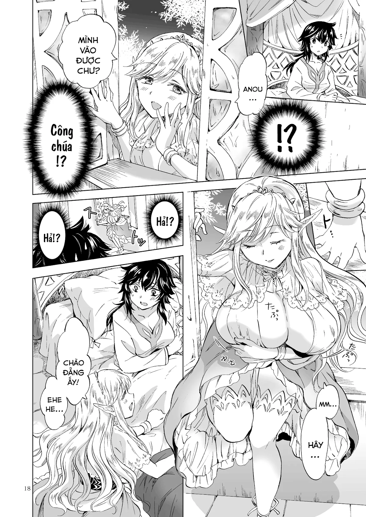 HentaiVN.net - Ảnh 16 - Tuyển tập Yuri Oneshot - Chap 126: Seinaru Chichi no Elf Hime