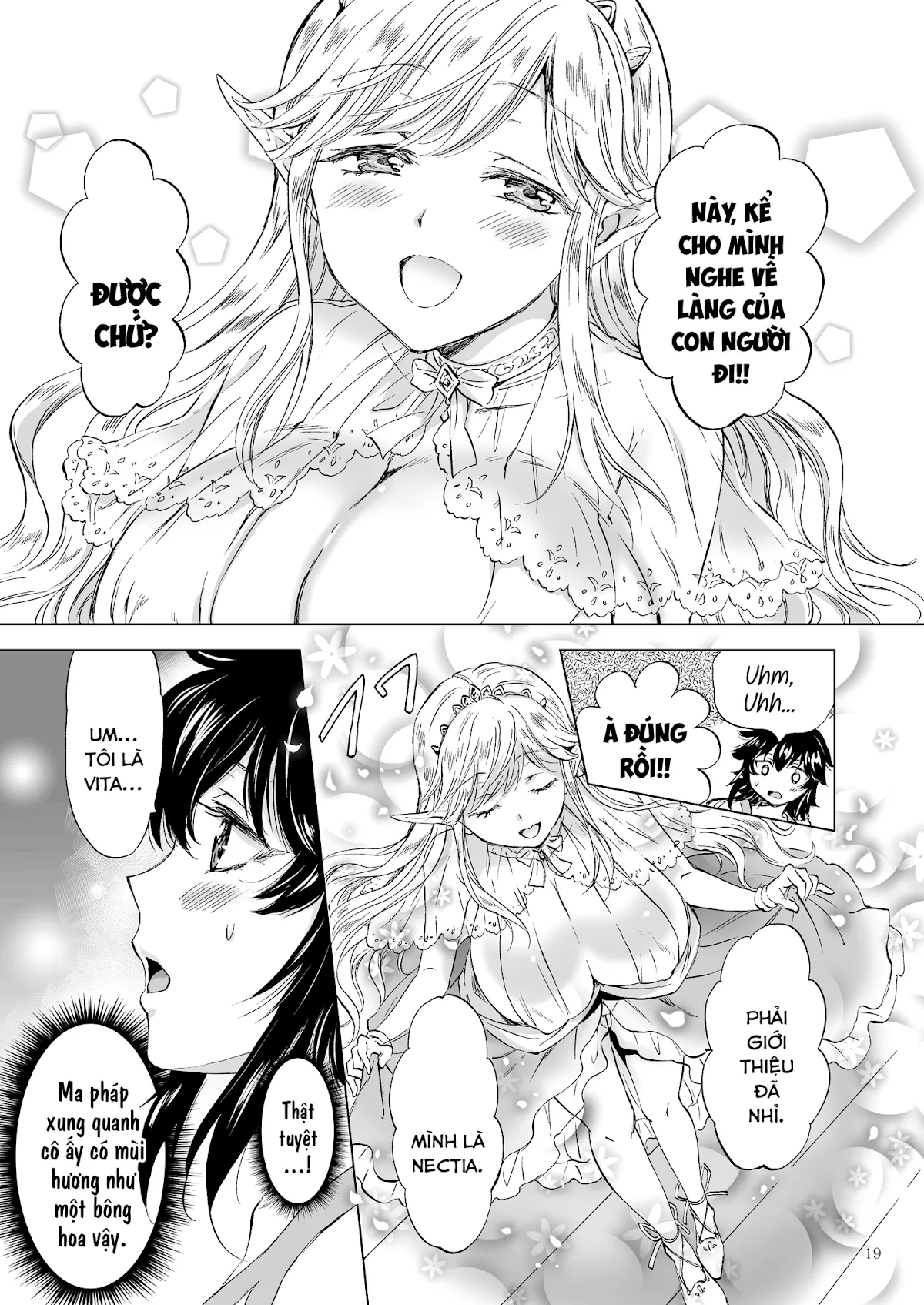 HentaiVN.net - Ảnh 17 - Tuyển tập Yuri Oneshot - Chap 126: Seinaru Chichi no Elf Hime