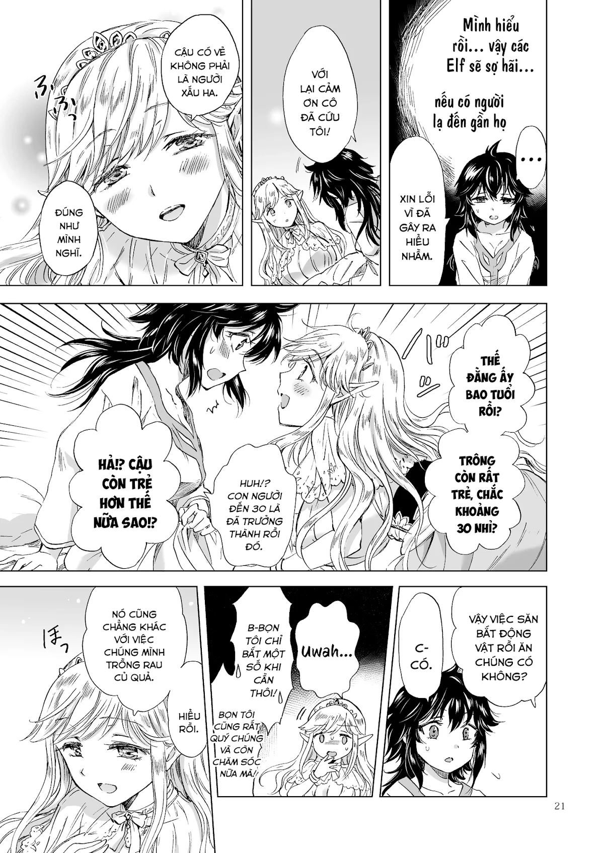 HentaiVN.net - Ảnh 19 - Tuyển tập Yuri Oneshot - Chap 126: Seinaru Chichi no Elf Hime