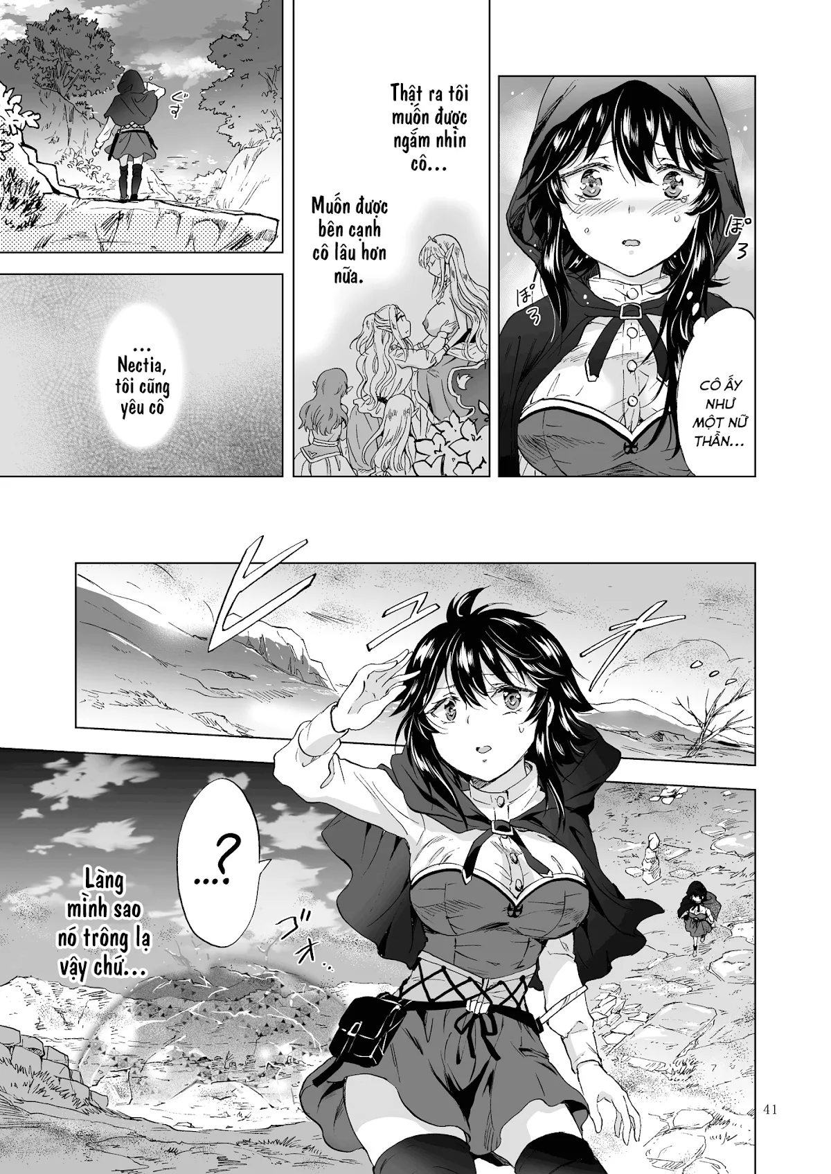 HentaiVN.net - Ảnh 39 - Tuyển tập Yuri Oneshot - Chap 126: Seinaru Chichi no Elf Hime