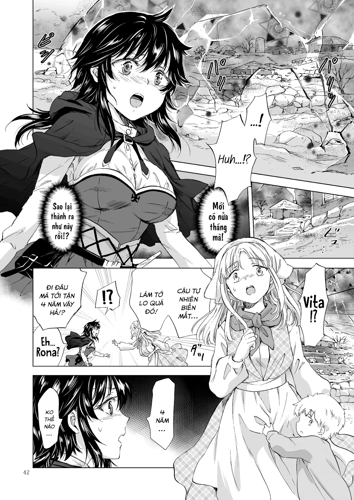 HentaiVN.net - Ảnh 40 - Tuyển tập Yuri Oneshot - Chap 126: Seinaru Chichi no Elf Hime