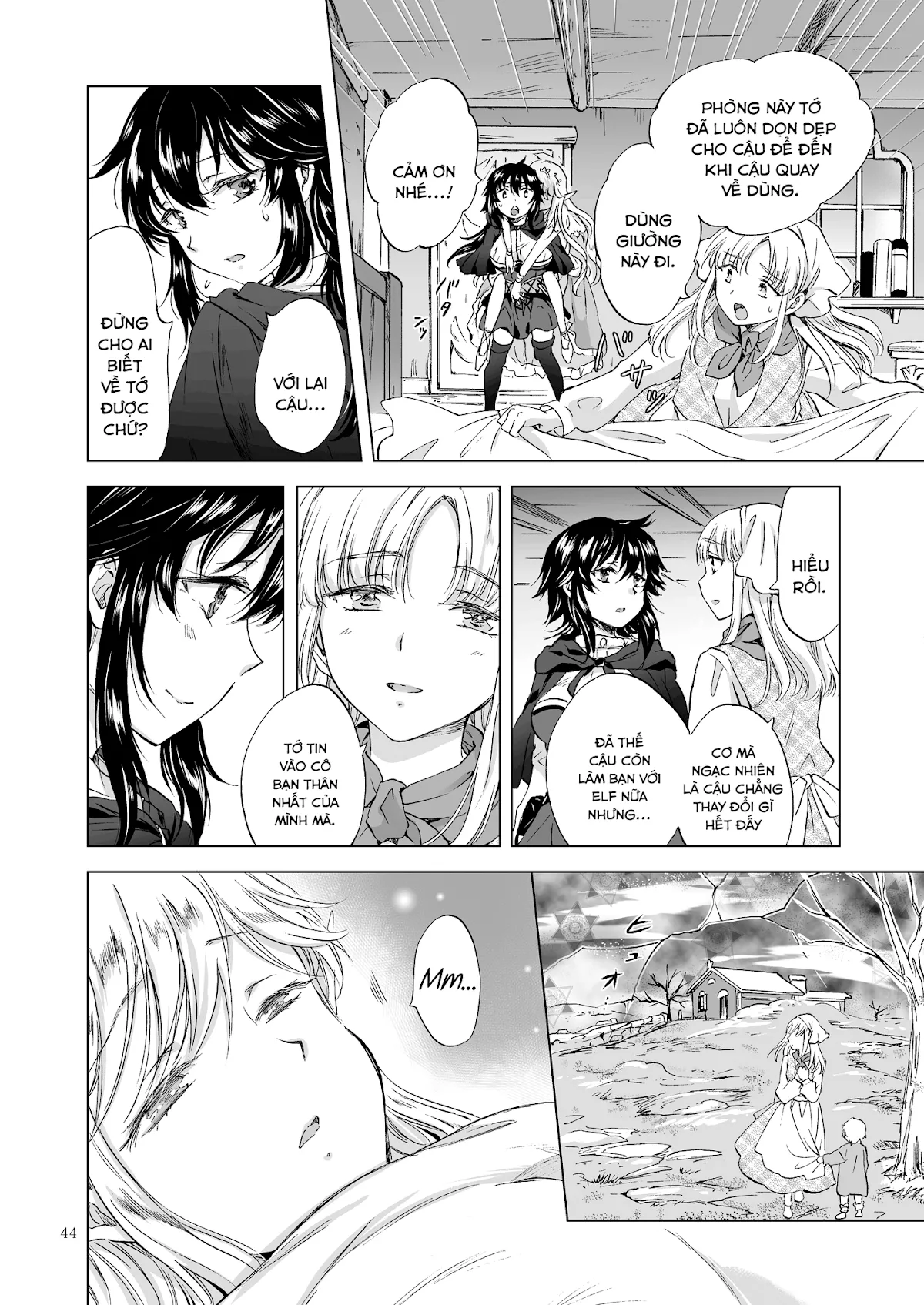 HentaiVN.net - Ảnh 41 - Tuyển tập Yuri Oneshot - Chap 126: Seinaru Chichi no Elf Hime