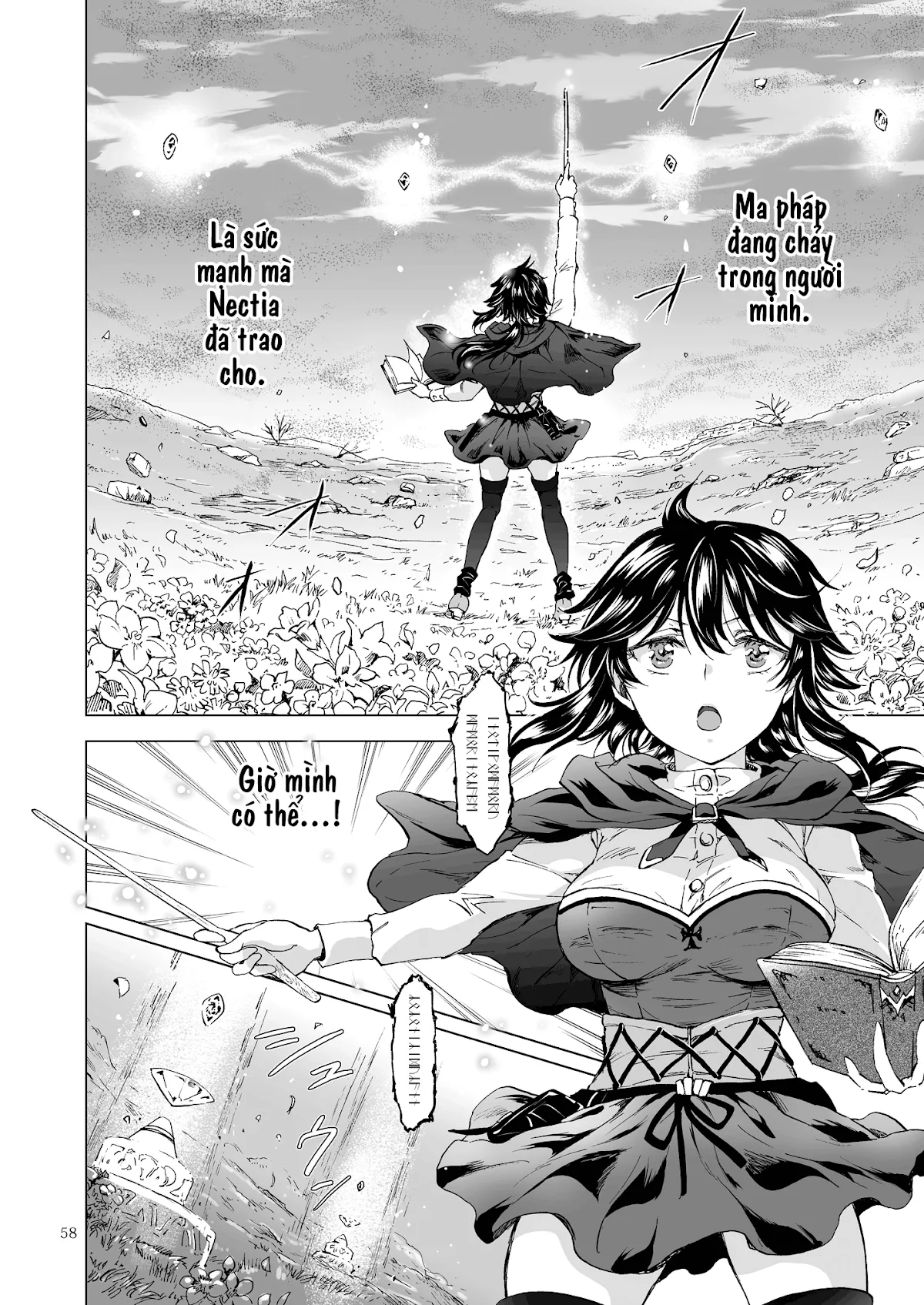 HentaiVN.net - Ảnh 55 - Tuyển tập Yuri Oneshot - Chap 126: Seinaru Chichi no Elf Hime